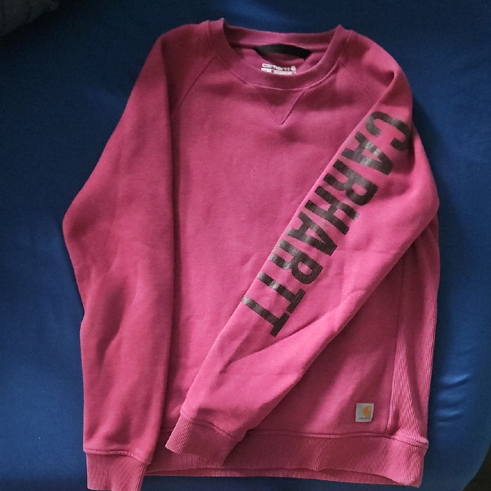 Carhartt Women's Burgundy Crewneck Sweater
